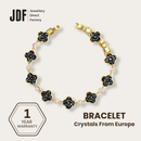 Clover Bracelet with Crystal From Europe