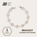 Clover Bracelet with Crystal From Europe