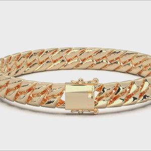 Tri-Spike Cuban Chain