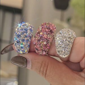 Exclusive Wide Band Ring with Crystals from Europe