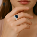 Raindrop Ring with Crystal from Europe
