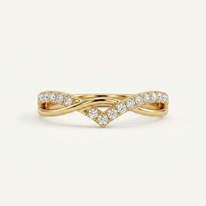 The Ethereal Chevron 18k Ring