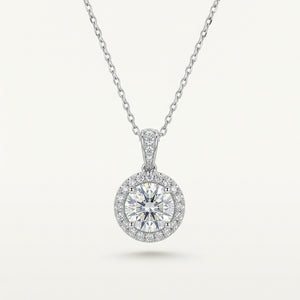 The Heritage Round Halo Pendant