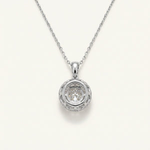 The Heritage Round Halo Pendant