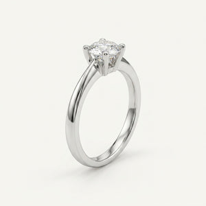 Graceful Solitaire Ring