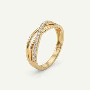 The Aria Multi-Strand 18k Ring