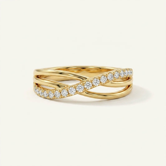 The Aria Multi-Strand 18k Ring