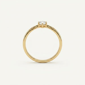 The Zenith Solitaire 18k Ring
