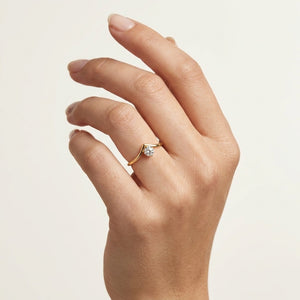 The Zenith Solitaire 18k Ring