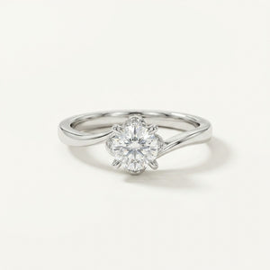 4 Prong Tulip Ring