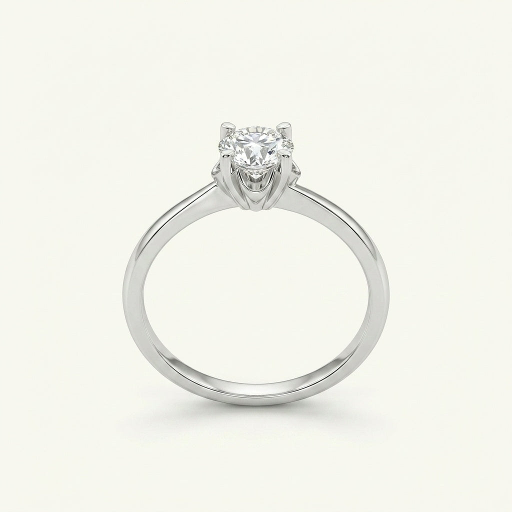 4 Prong Tulip Ring