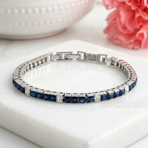 Premium Princess Cut Tennis Bracelet