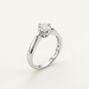 Geometric Solitaire Ring