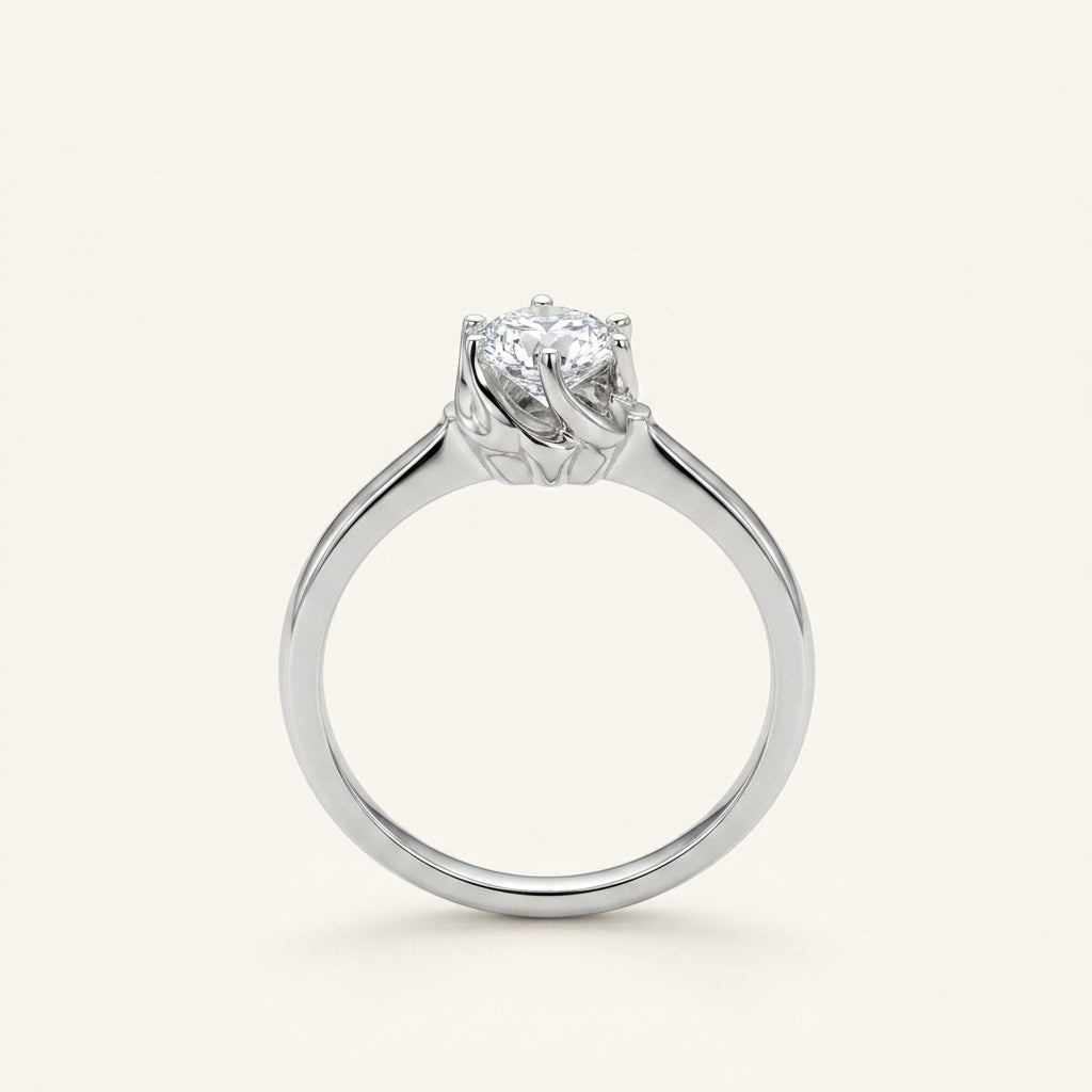 Bloom Solitaire Ring