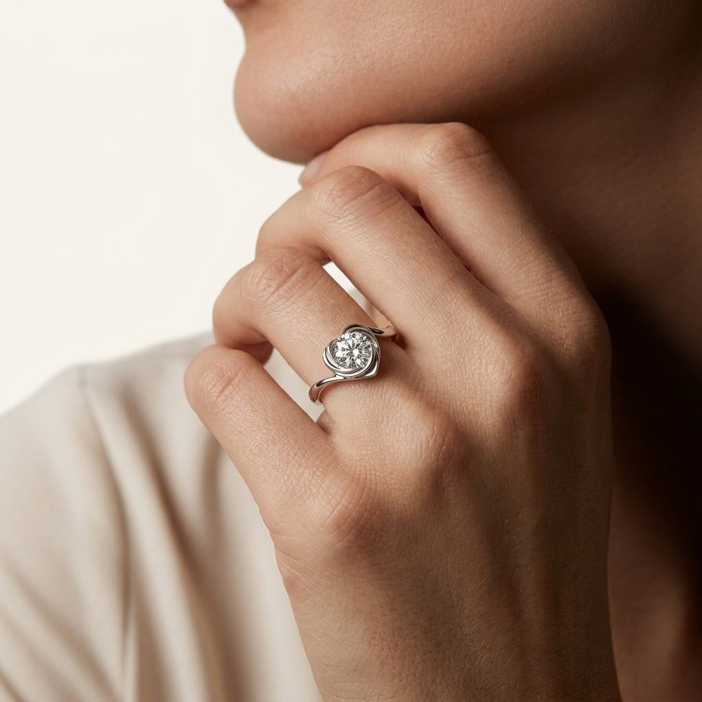 Embrace Heart  Ring