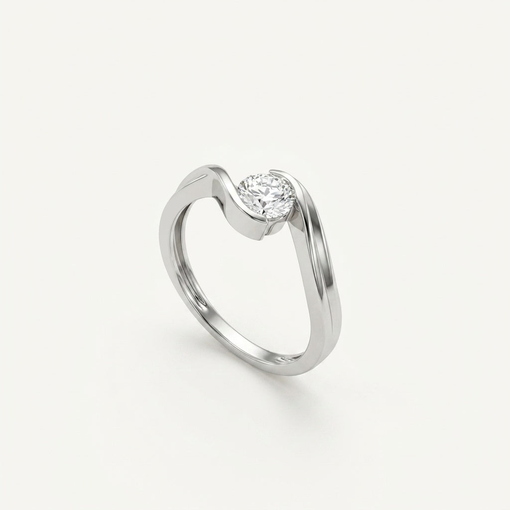 Eternity Swirl Ring