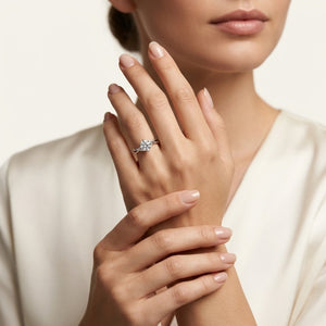 Interlace Solitaire Ring