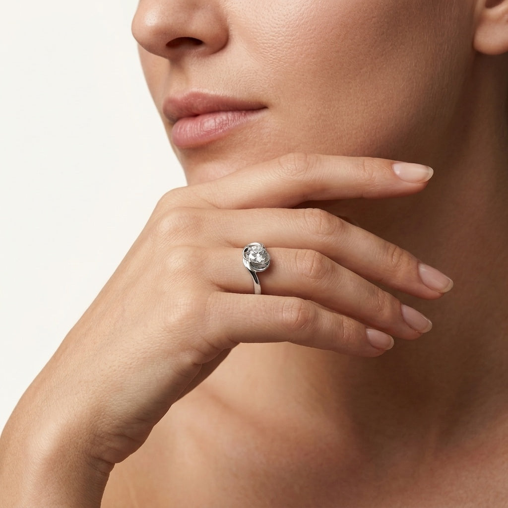 Encircled Love Ring