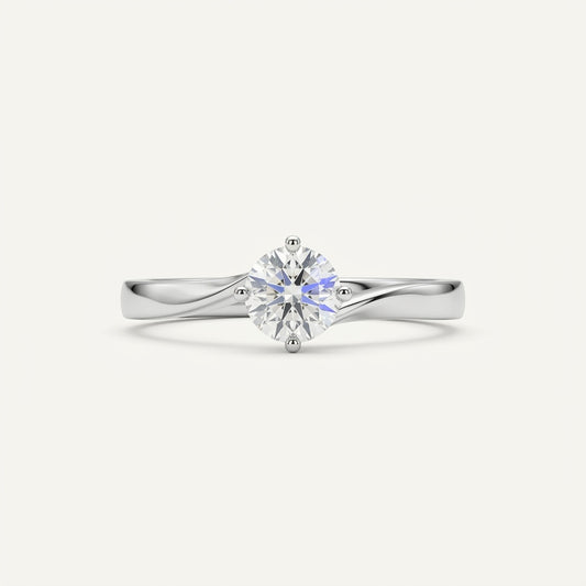 Modern Swirl Band Ring