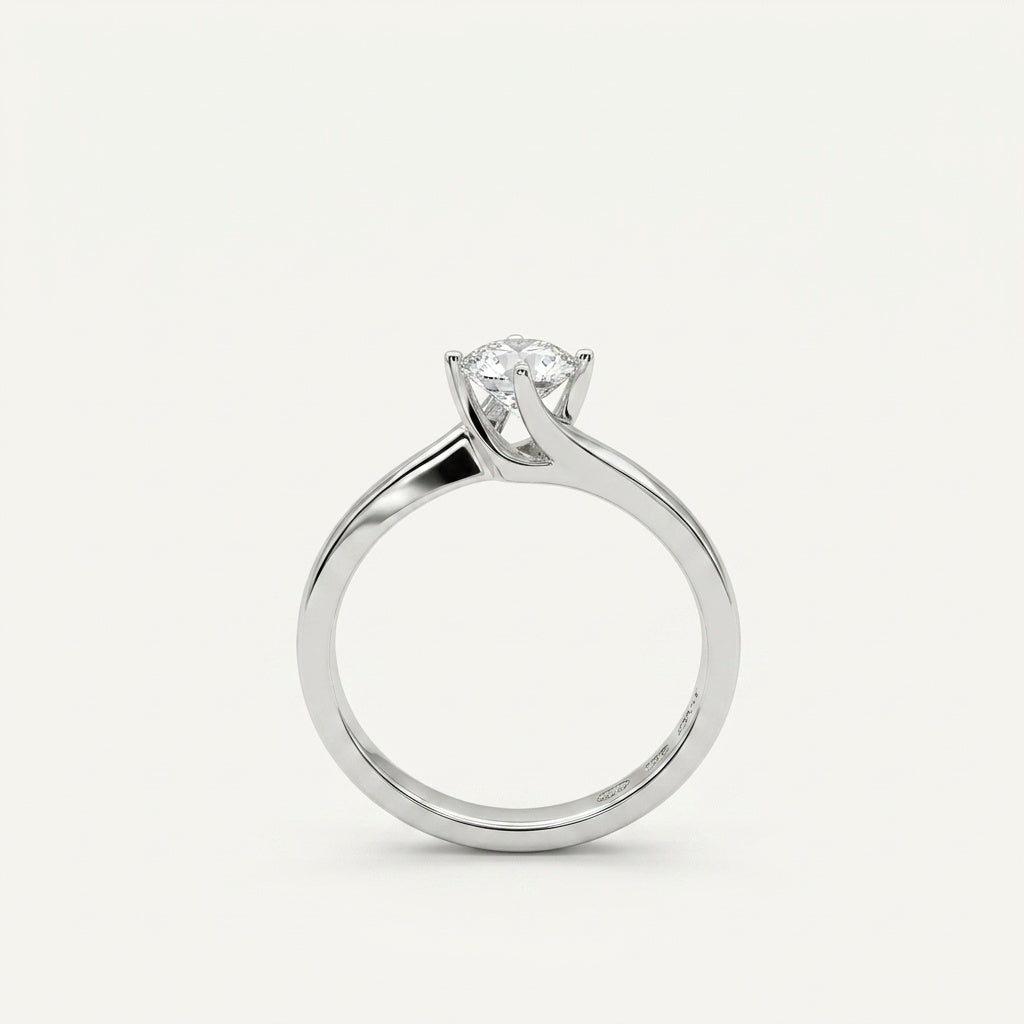 Modern Swirl Band Ring