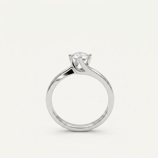 Modern Swirl Band Ring