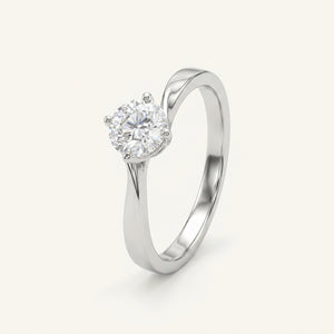 Modern Swirl Band Ring