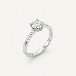 4 Prong Tulip Ring
