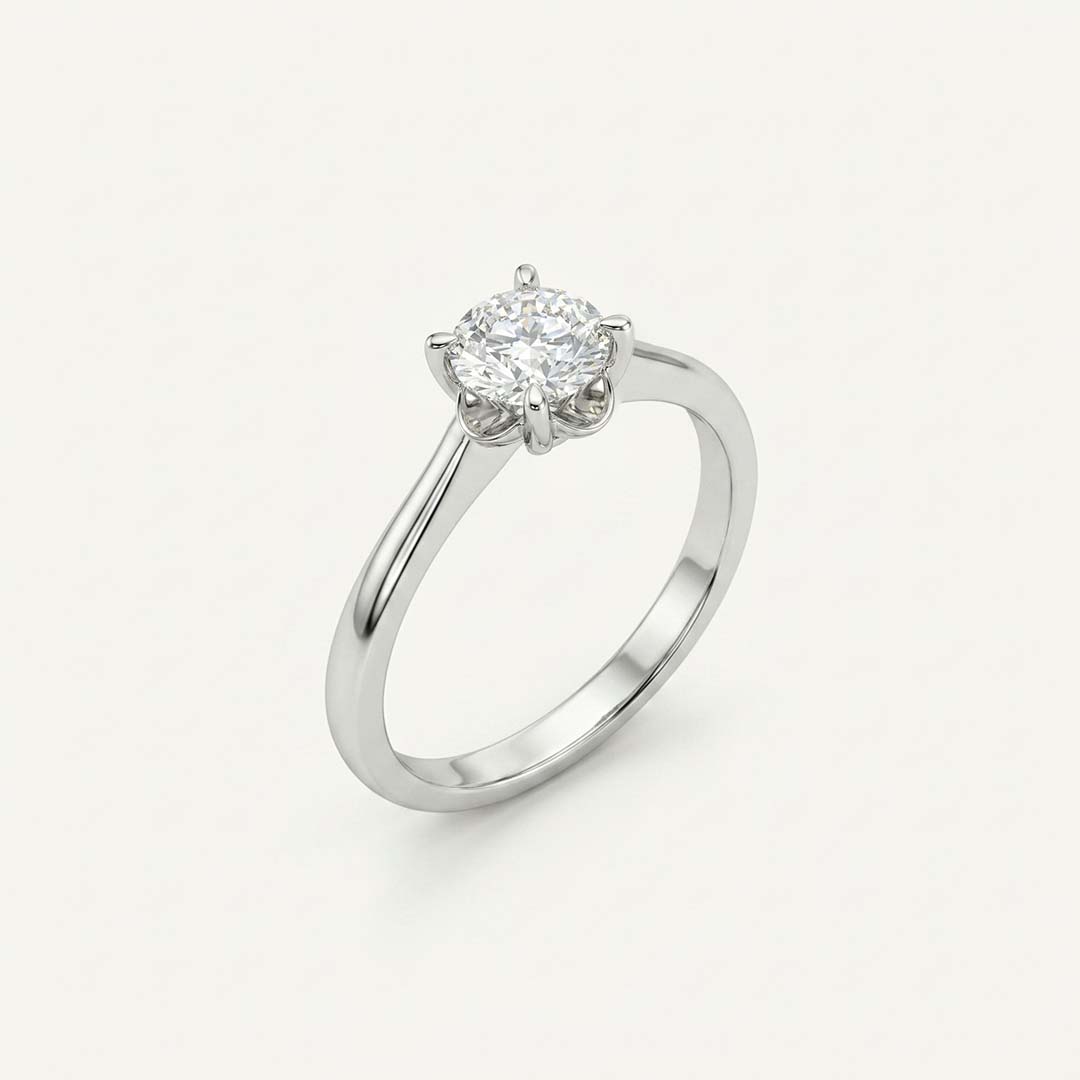 4 Prong Tulip Ring
