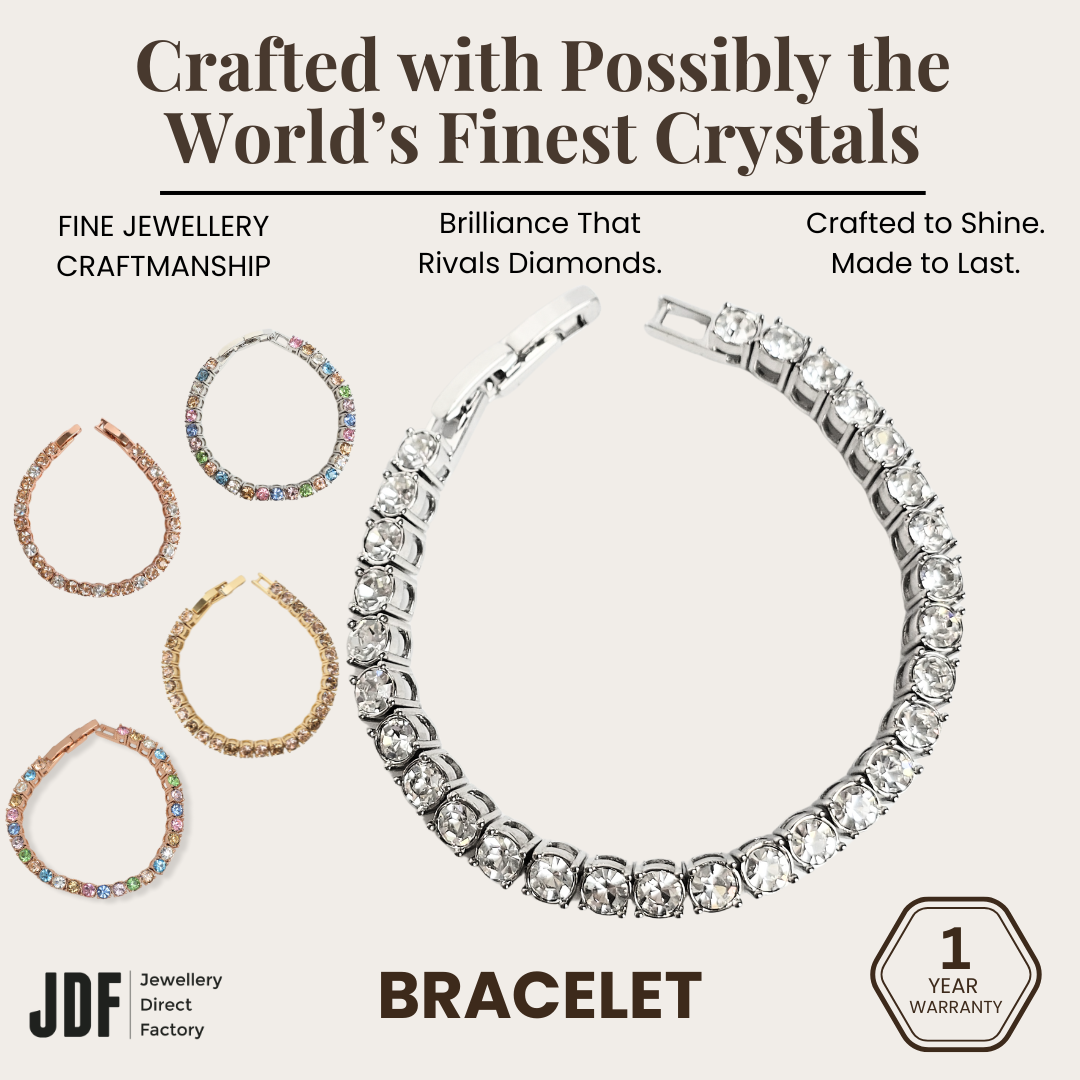 Tennis Bracelet with Crystal from Europe 4mm