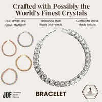 Tennis Bracelet with Crystal from Europe 4mm