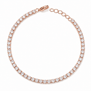 Dainty Tennis Bracelet with Cubic Zirconia