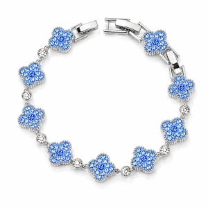 Clover Bracelet with Crystal From Europe