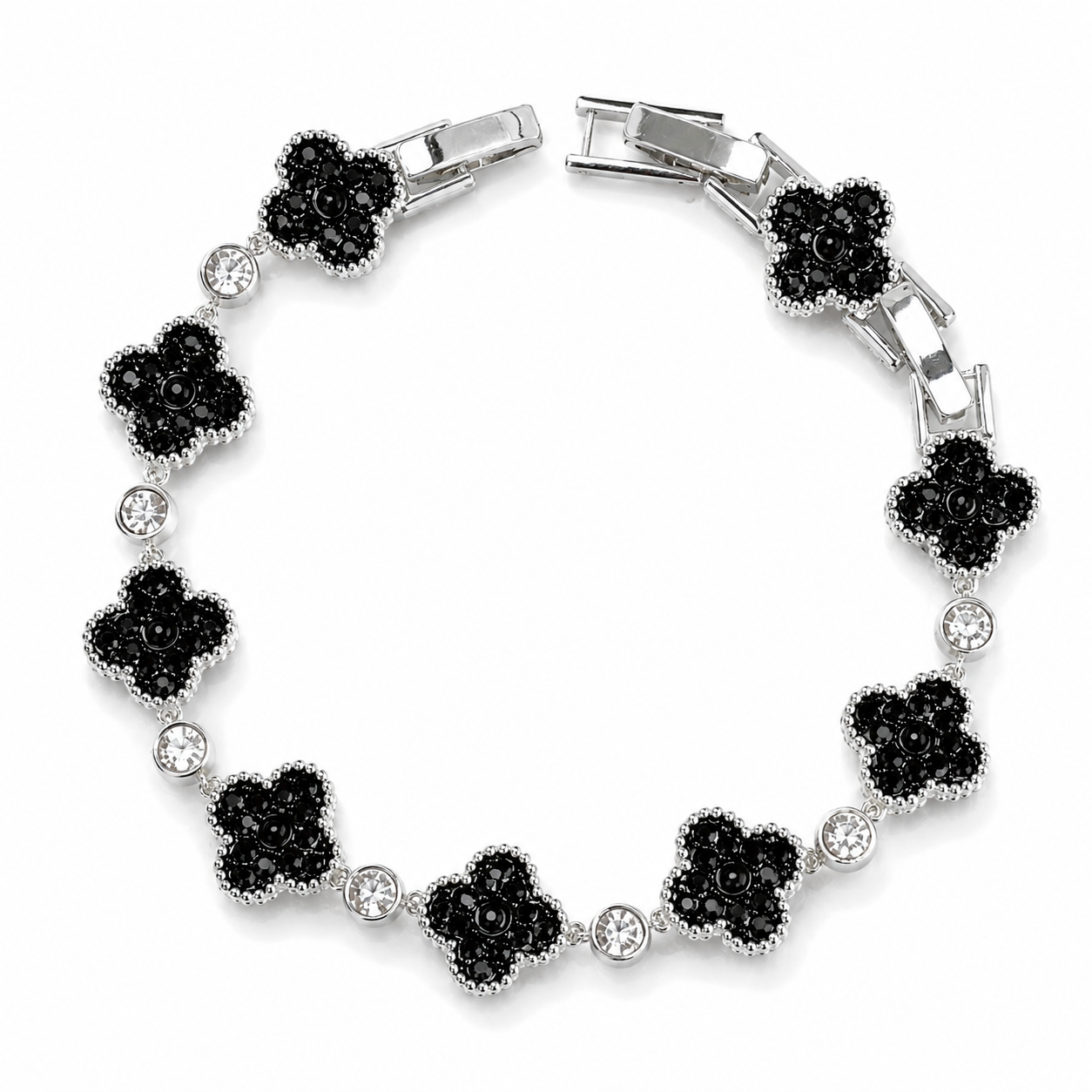 Clover Bracelet with Crystal From Europe