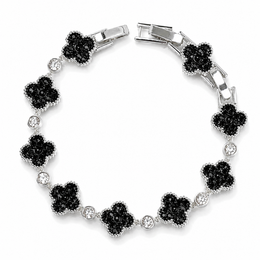 Clover Bracelet with Crystal From Europe