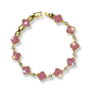 Clover Bracelet with Crystal From Europe