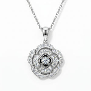 Camelia Pendant with Crystal From Europe