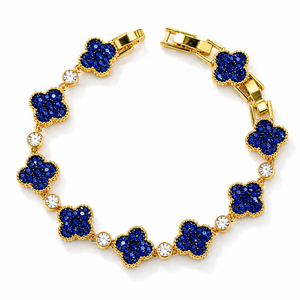 Clover Bracelet with Crystal From Europe