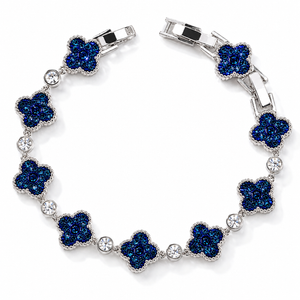 Clover Bracelet with Crystal From Europe