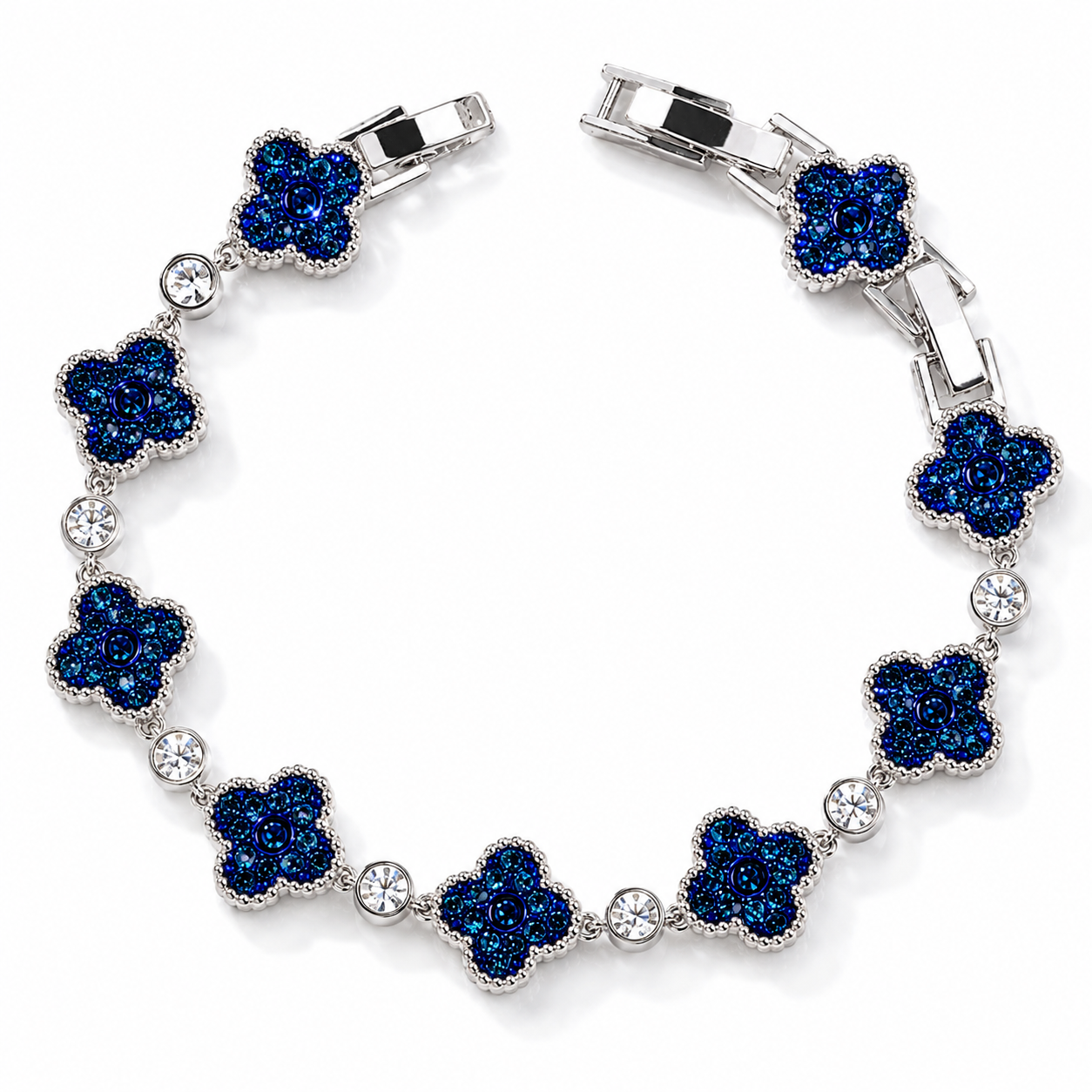Clover Bracelet with Crystal From Europe